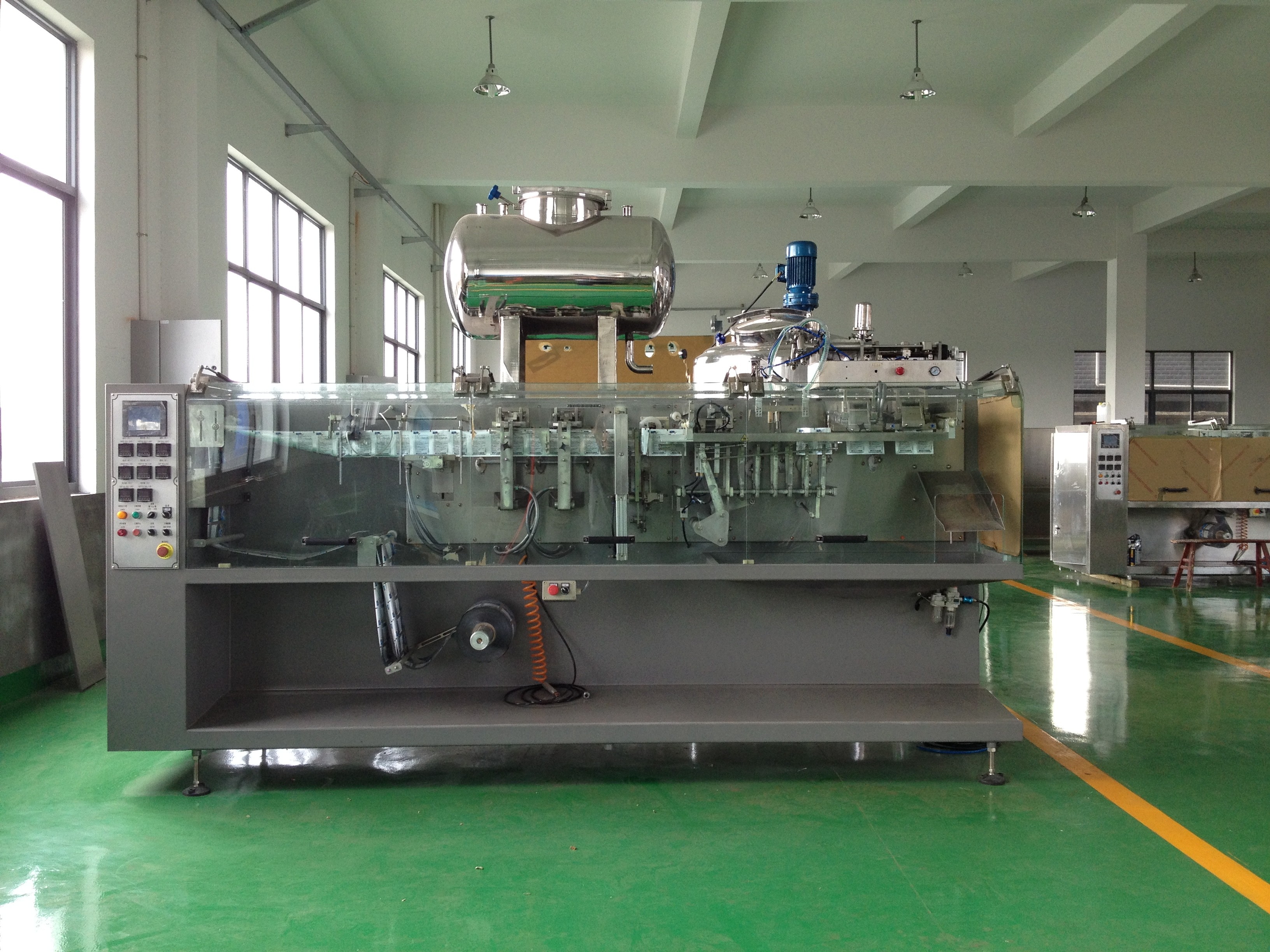 Juice Automatic Food Packing Machine , Automatic Tea Filling And Packing Machine