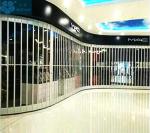 SGS 2200mm Length Foldable Glass Doors For Super Market