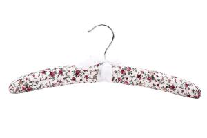 China Betterall Ball End Hook Flower Print Display Satin Hanger wholesale