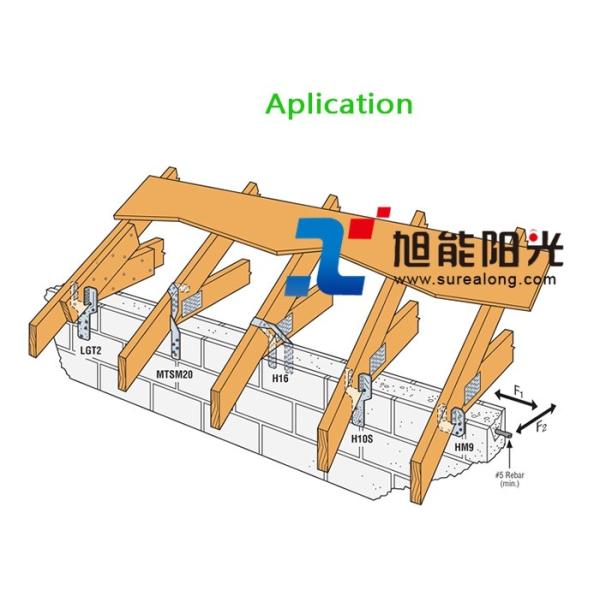 Customized Timber Connectors Blending Process Galvanized Steel Stainless Steel Joist Hanger
