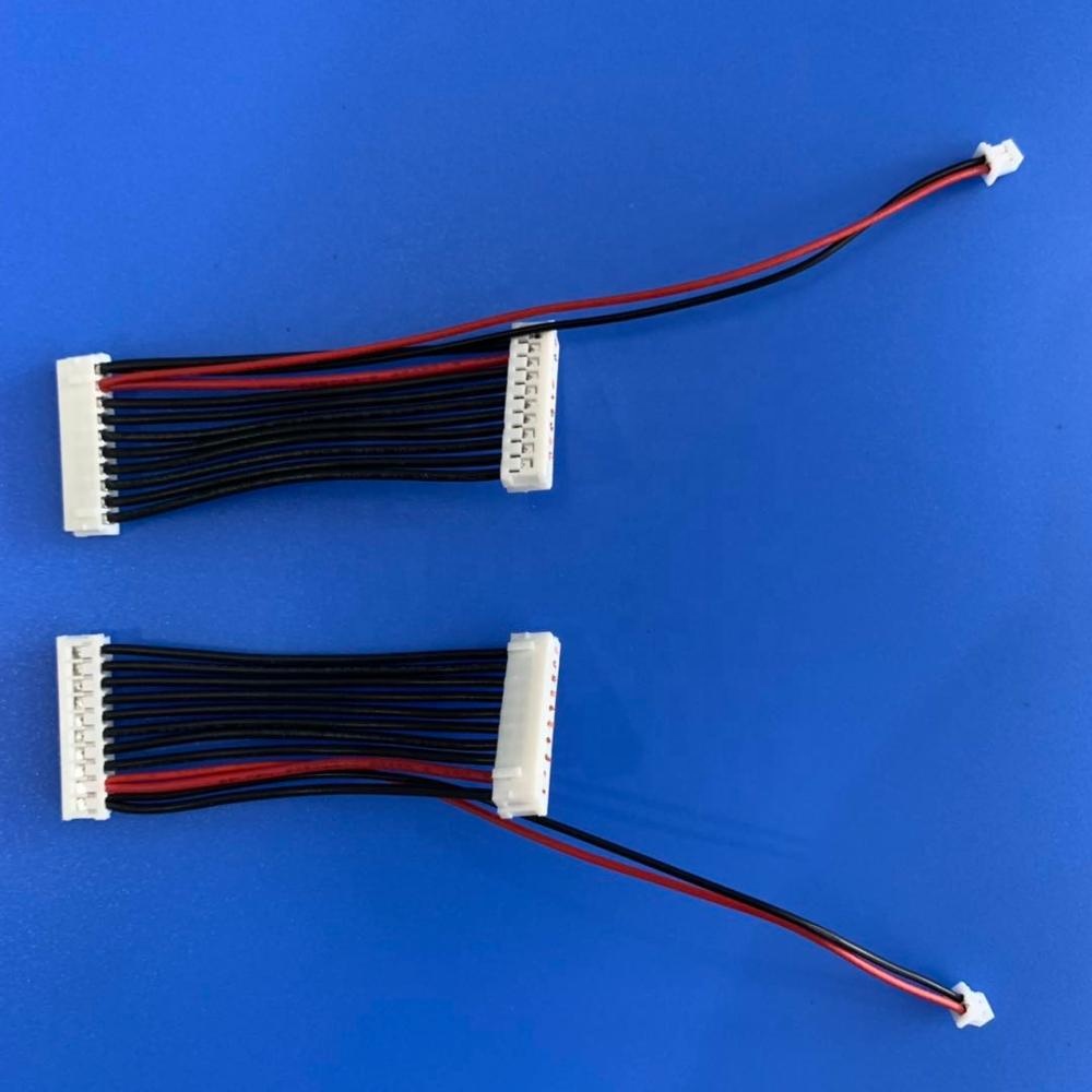 OEM JST Connector 10 Pin 2.54 Pitch 10 Pin Connector Cable , JST Cable Assembly