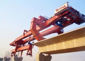 China High Stiffness Bridge Girder Launcher , Girder Gantry Crane Convenient Operation wholesale