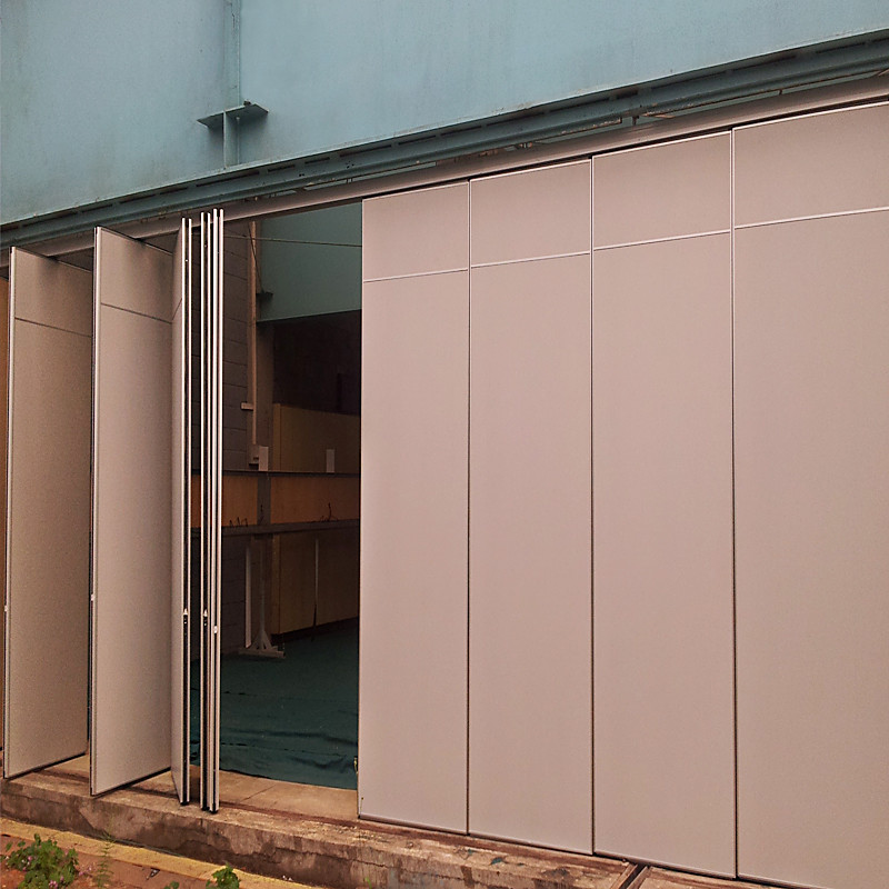 65mm Classroom Convention Hpl Stainless Steel Wooden Movable Folding Operable Partition Wall For India