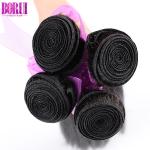 Virgin Water Wave Brazilian Hair With Lace Closure , Unprocessed Water Wave Hair