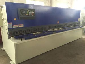 China QC12Y- 4x2500 Hydraulic swing beam CNC shearing machine wholesale