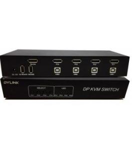 China B Female 3840x2160 USB KVM Switch SW1401DP 4 Port wholesale