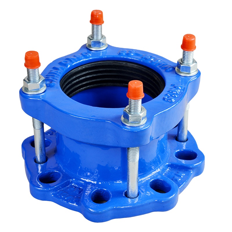 Pipe Ductile Iron Flange Adapter Coupling DN40-DN600mm Water Pipe Couplings Pn16 Universal