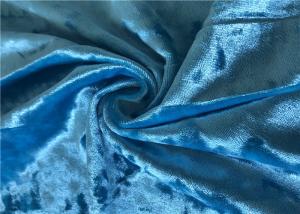 China 250gsm KS Polyester Spandex Velvet Fabric Crushed Ice Dress For Clothing wholesale
