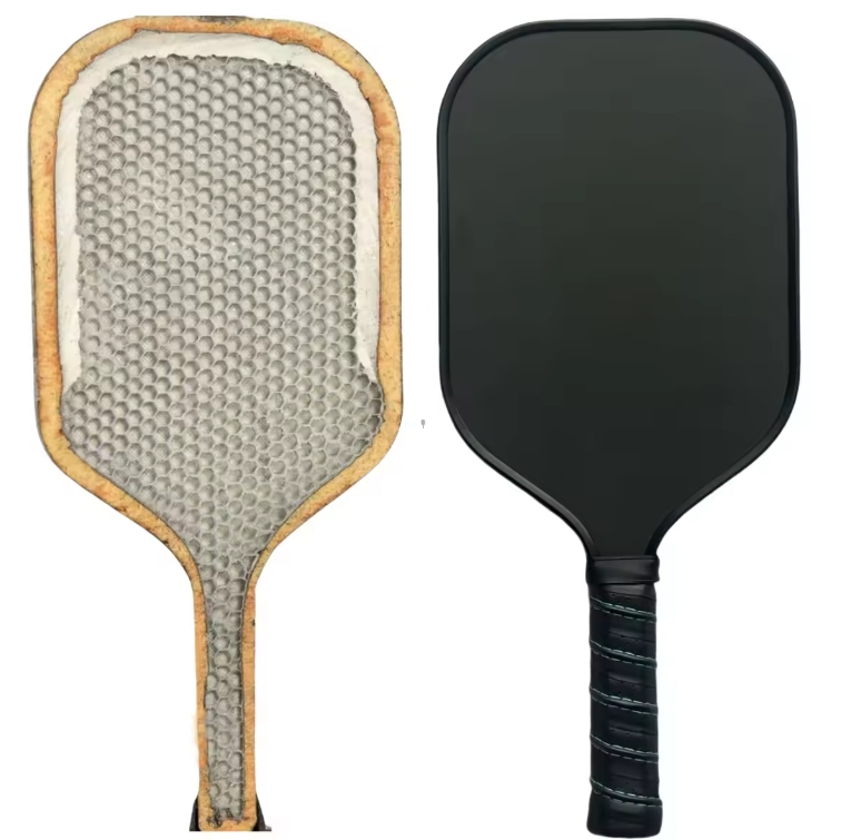 Rough Surface Elongated Pickleball Paddle 14mm 16mm Customized Logo
