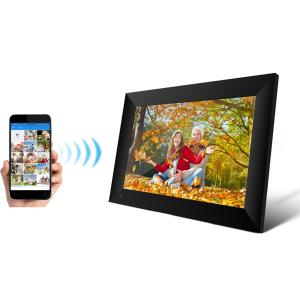 10.1 Inch 16GB WiFi Digital Picture Frame 1280x800 Digital Photo Frame Auto Rotate Add Photos/Videos via APP