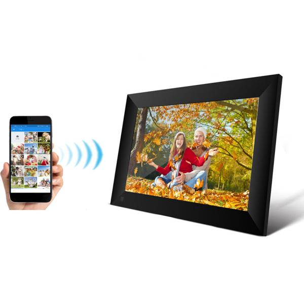 Quality 10.1 Inch 16GB WiFi Digital Picture Frame 1280x800 Digital Photo Frame Auto Rotate Add Photos/Videos via APP for sale