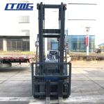 3 Stage 6.5M Mast Mini Electric Forklift Truck For Freight Yard 2.5 Ton 48V AC