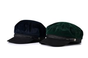 China Fashion 8 Panel Baggy Cricket Newsboy Hat Camel Linen Big Apple Caps for Women wholesale