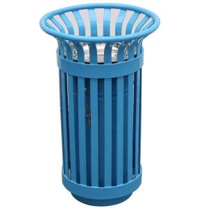 China Powder Coated Metal Outdoor Cigarette Ashtray Weather Resistant on sale