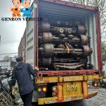 Fuwa Used Truck Trailer Parts Axles Carbon steel