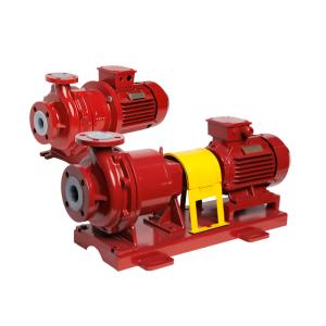 China Fluoropolymer Lined Centrifugal Magnetic Pump For Nitric Acid wholesale