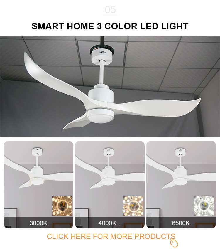 52" Remote Control LED Ceiling Fan with Light Perfect for Living Room and Dining Room