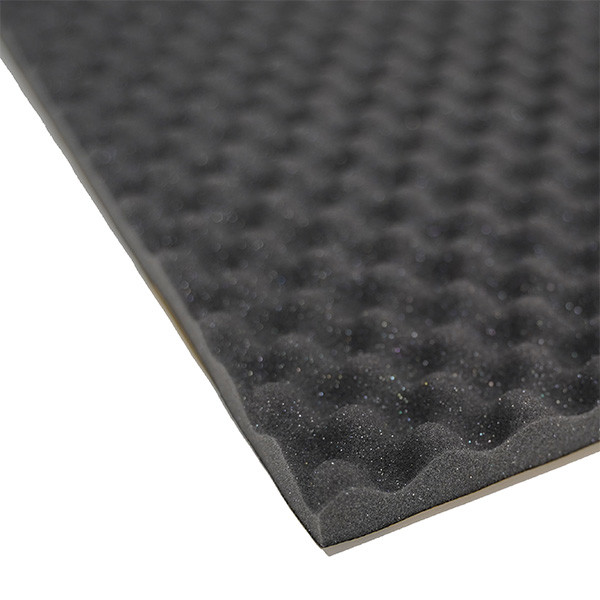 Medium High Frequency Noise Absorbing Materials Heat Insulation Mat Wave Design