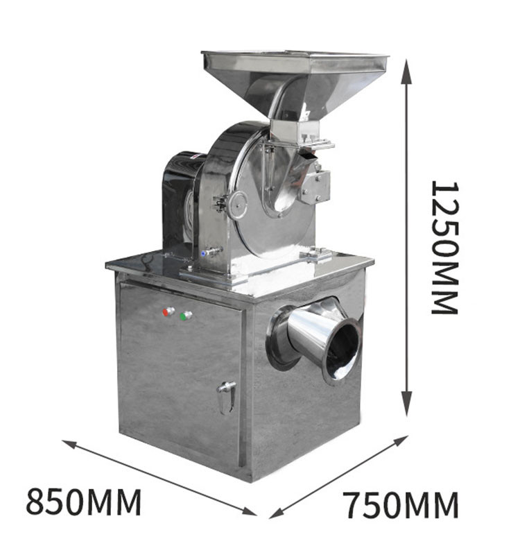 SED-20B Production Capacity 30-80 Rice Wheat Turmeric Pulverizing Grinding Machine Outline Dimension 750*850*1250