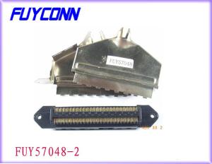 China 180 degree Metal Cover 2.16mm Pitch Champ 25 Pairs Male Plug TYCO AMP Connectors 50 way wholesale