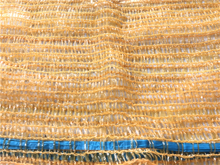 Reusable Produce Mesh Bags Net Bag For Grocery Capacity 2kg to 50kg Green Raschel Leno