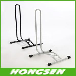 China L shaped mountain bike parking Round feet bracket/rack wholesale