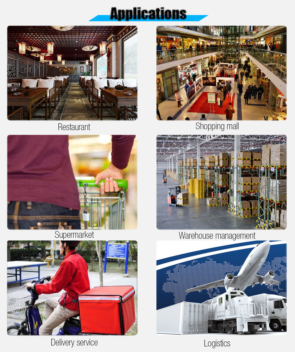 Warehousing Kiosk Label Printer , Wireless Receipt Printer Rechargeable Lithium Battery 1.5A