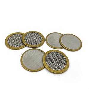 China Wrapped 15mm 201ss Round Mesh Filter Plain Dutch Twill Weave wholesale