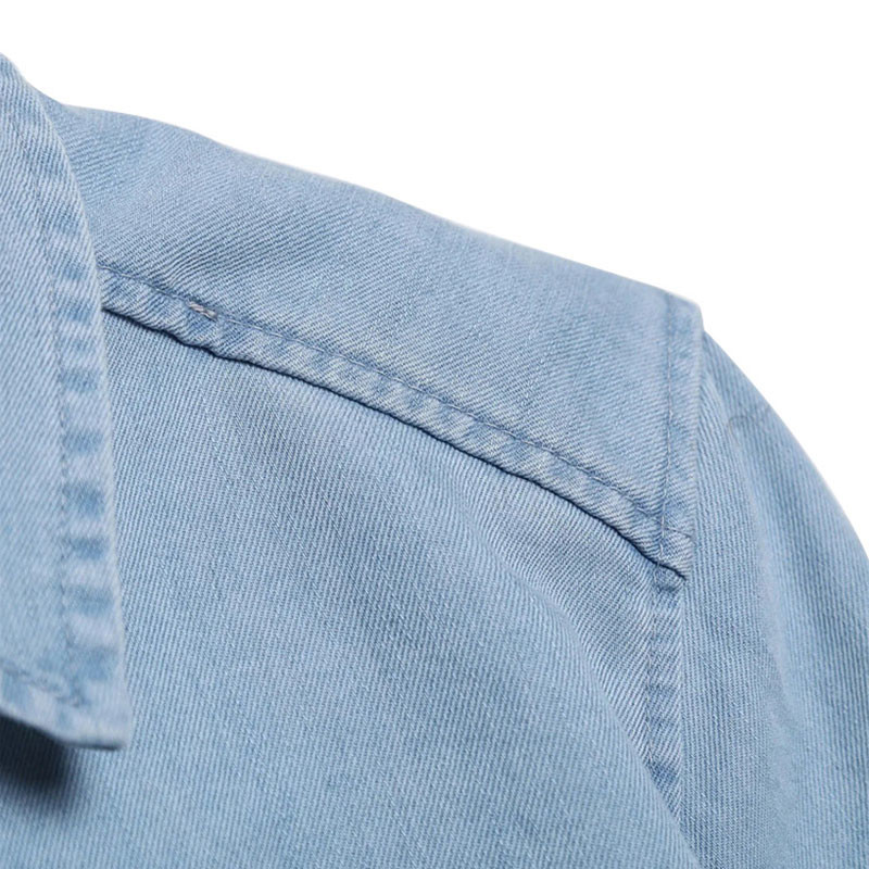 Manufactuer Customized Button Blue Jean Jacket Crop Top Denim Jeans