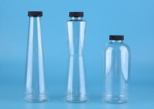 China PET Material 400ml Clear Juice Bottles with SGS Univesal Audit wholesale