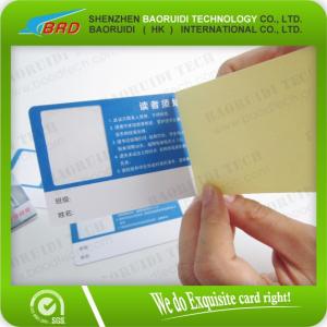 China Blank PVC Plastic Photo ID White Credit Card 30Mil wholesale