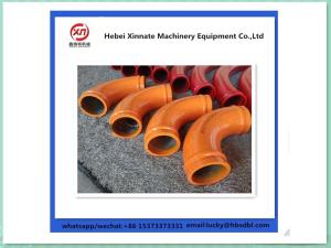 China Double Wall Concrete Elbow Casting Steel ST52 DN125 wholesale