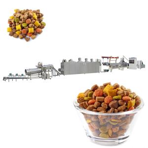 China Twin Screw Extruder Pet Food Production Line Automatic wholesale