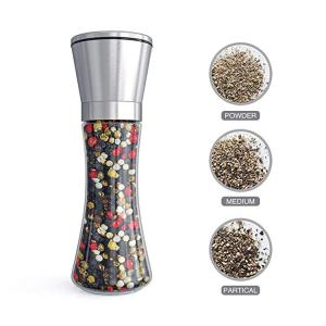China Brushed Coarseness 286g 200ML SS Salt And Pepper Grinder wholesale