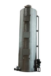 China 5000mm Height Acid Rain Scrubber , 3kw Gas Scrubbing Tower wholesale