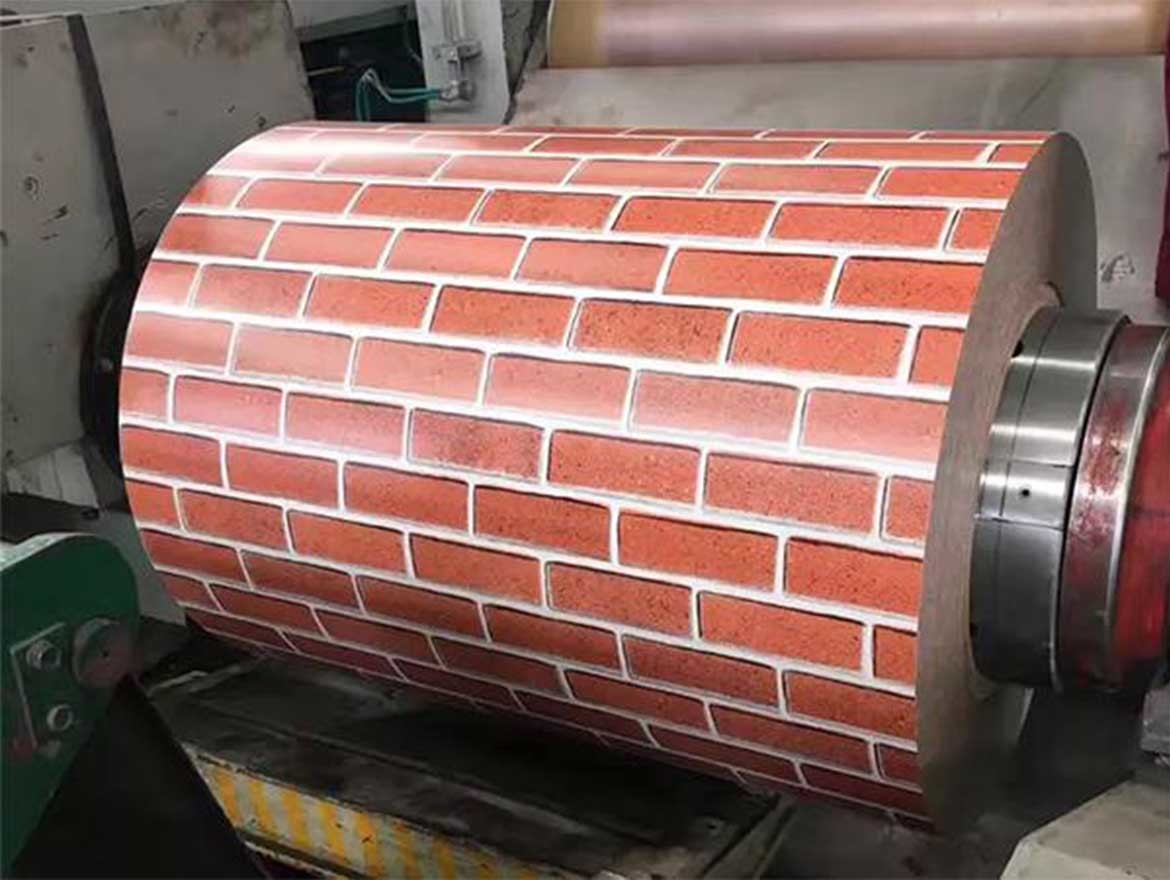 Brick Pattern Prepainted Galvalume Steel Coil