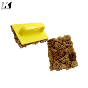 China Brown Ultralight Faux Finish Paint Sponges , Antiwear Texture Sponge For Ceiling wholesale