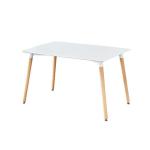 Modern 49.6lbs Minimalist Dining Table 29.53inch High Beech Wood Leg