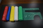 Colorful Lightweight Disposable Polyethylene Aprons For Haircut / Hospitals