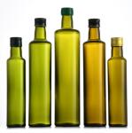 Body Material Glass Olive Oil Bottle Dark Green Round Oil Glass Bottle with