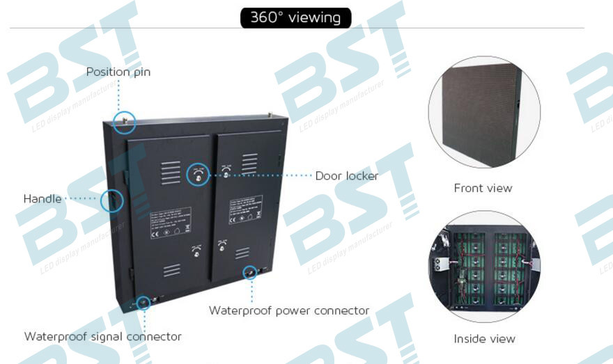 P6 RGB SMD Outdoor advertising LED Display Full Color Waterproof High Luminance
