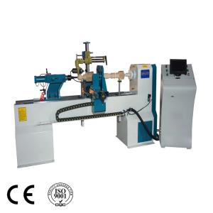 China L2500mm Automatic Wood Lathe Machine , Dia400mm Cnc Profile Cutting Machine wholesale