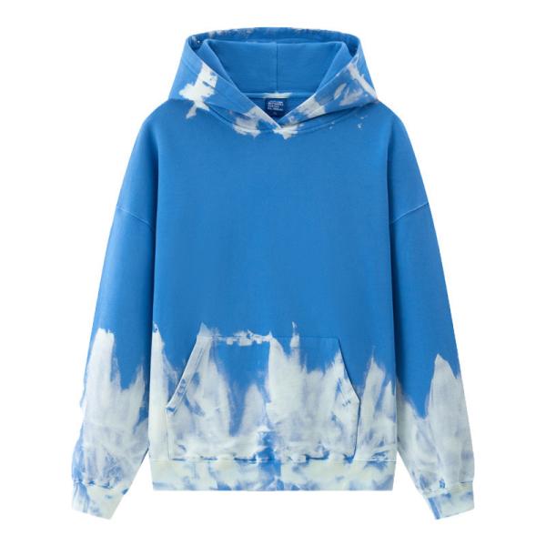 Loose Hoodies For Women Tie Dye Printed Hoodie Graffiti Gradient Color Autumn