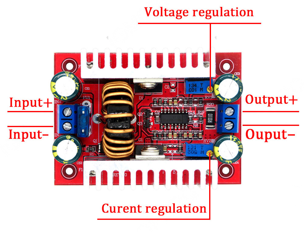400W 15A DC Step-up Boost Inverter Converter Board for LED Driver Power Supply Module