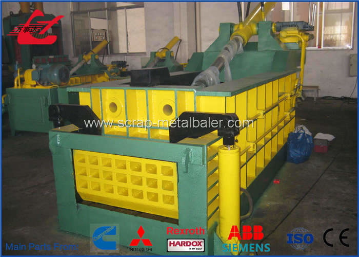Mitsubishi PLC Forward Out Hydraulic Metal Compactor 18.5kW 1000-1200KG/H