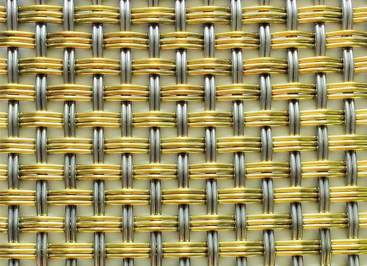 Weave Type Stainless Steel Architectural Metal Screen As Railing Infill Panels
