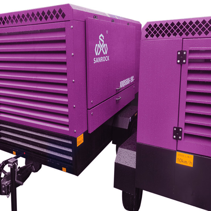 300L Two Stage Compression Air End Diesel Screw Air Compressor for Mining Industry