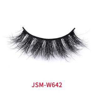 China Super Soft Black 18mm Natural Looking Fake Lashes Handmade wholesale