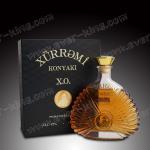 Plastic Cap Transparent 750ml Alcohol Bottle For Spirit