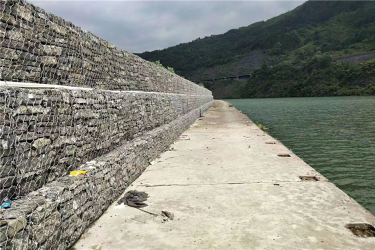 Riverbank 2x1x1m Hexagonal Gabion Box 60x80 Galvanised Gabion Baskets